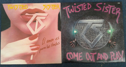 2 Vinilos Twisted Sister (85 Y 87) Ed Urug.