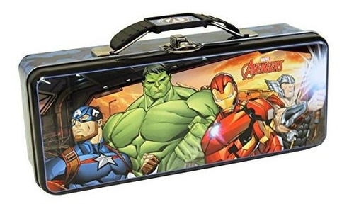 The Tin Box Company Avengers Caja De Lápices Con Mango Estañ