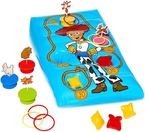 Inflable Toy Story Juego De Lanzamiento De Aros Para Piscina