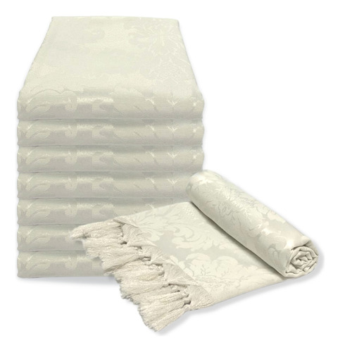 Manta Xale De Sofá Poltrona Bege Nude 2 Lugares 1,40 X 1,80 Cor 211 Off White