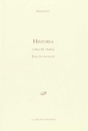 Historia. Libro Iii. Talia - Herodoto