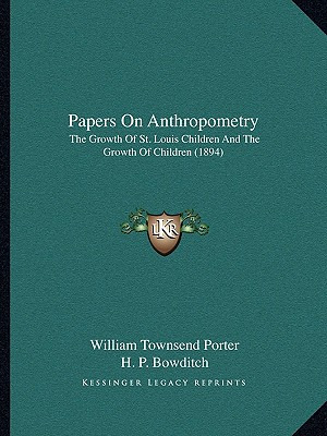 Libro Papers On Anthropometry: The Growth Of St. Louis Ch...