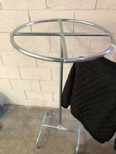 Blíster, Rack Para Ropa, Rack Redondo Galvanizado Desarmable