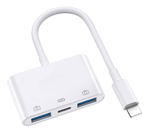 Adaptador Camara Usb 3.0 Lightning Otg 3 1 Puerto Para