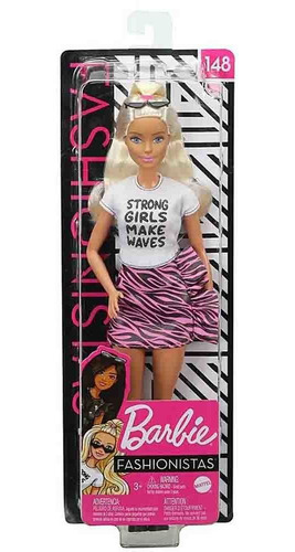 Imagen 5 de 5 de Muñeca Barbie Fashionista #148 Mattel