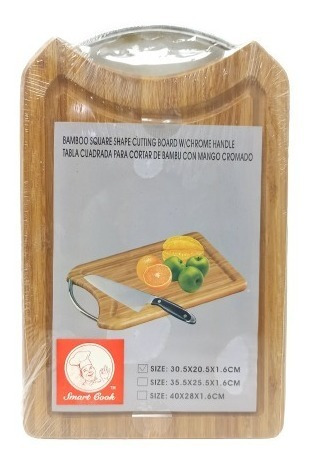 Tabla Madera Bambu 30x20cm Smart Cook X. 2098 Xavi