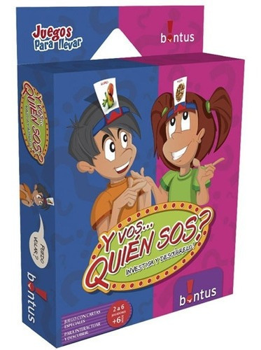 Imagen 1 de 2 de Juegos Para Llevar Bontus Cartas Viaje Juego De Mesa Juegos Y Vos.. Quien Sos?