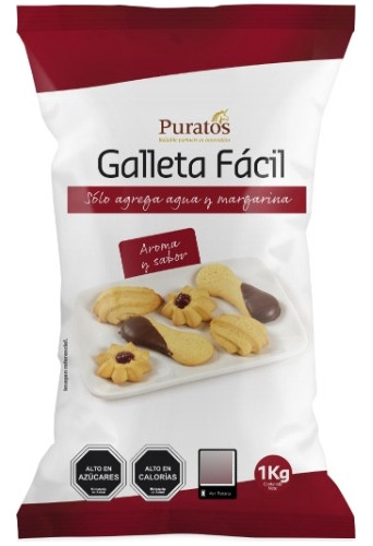 Galleta Fácil Premezcla Puratos 1kg, Rico Sabor Y Aroma