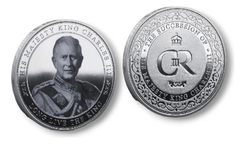 Moneda Conmemorativa Rey Carlos Lll Coleccionable England