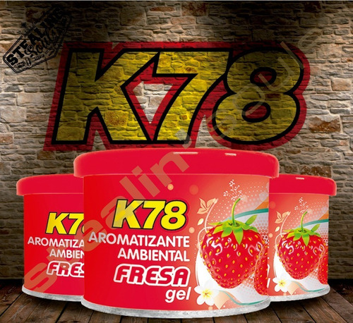 K78 | Fresa | Fragancia / Perfume | Aromatizante Gel | 80gr