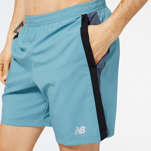 Short Running Hombre New Balance Accelerate 7  Azul