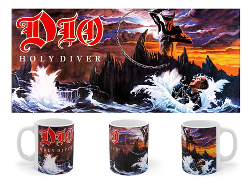 Rnm-0069 Taza Tazon Dio - Holy Diver - Black Sabbath Rainbow