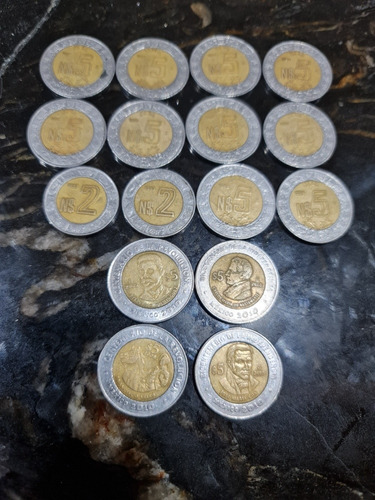 Monedas De Nuevos Pesos 