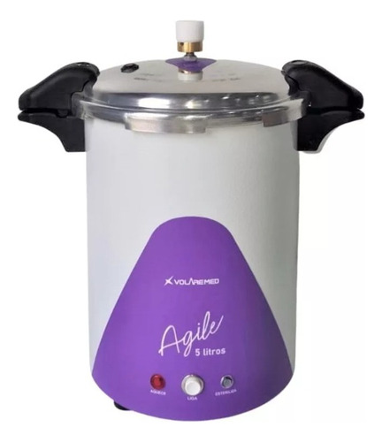 Kit Autoclave Vertical 5 L 110v + Água Destilada 1 L