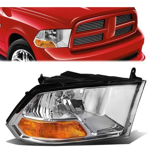 Faro Delantero Lado Pasajero Dodge Ram 1500-5500 2009-2017