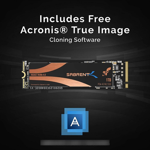 Imagen 5 de 10 de Sabrent Rocket Ssd 1tb M.2 Nvme 4.0 Pcie Gen 4 Super Precio!
