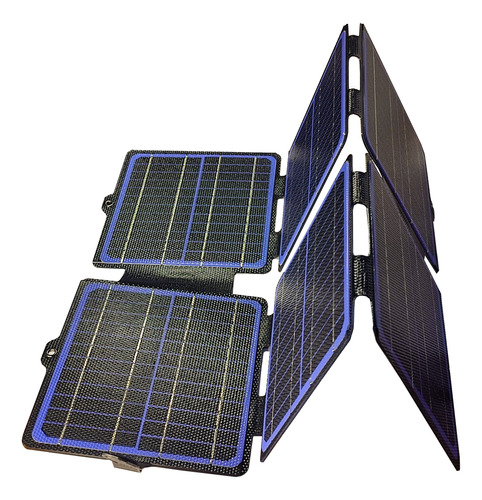 Panel Solar Portátil Carga Rápida Doble Usb Plegable 