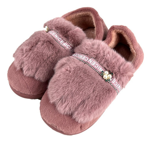 Zapatos Invierno Pantuflas Descanso Con Chiporro Mujer 81