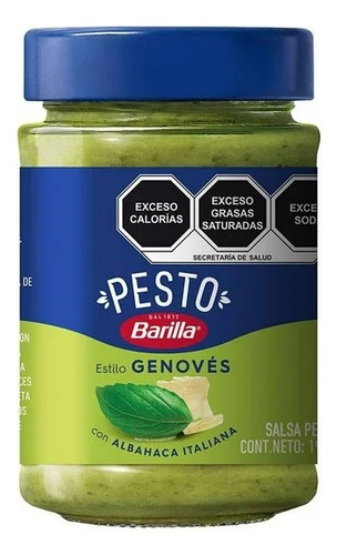 Salsa Pesto Barilla Estilo Genovés 190 G
