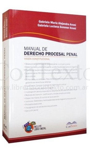 Manual De Derecho Procesal Penal - Aromi, Sommer Arom