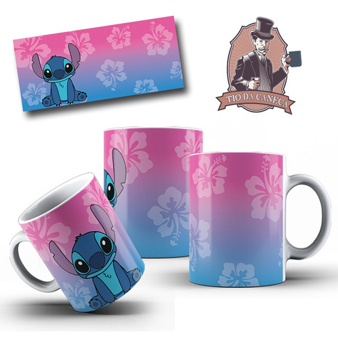 Taza Disney Stitch personalizada modelo 1