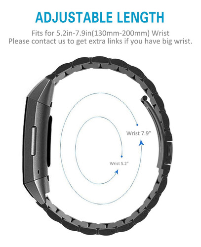 Shangpule Compatible Con Fitbit Charge 3 Fitbit Charge 4 3