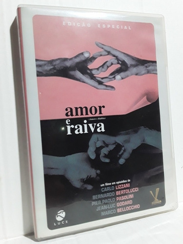 Dvd Amor E Raiva ( Bertolucci, Pasolini) Ed Com Arte Interna