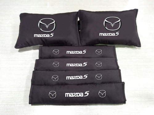 4 Forros Cinturon Seguridad Mazda 5 Con Almohadillas 