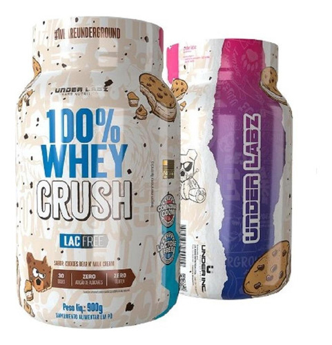 100% Whey Crush Under Labz Coenzima Q10 Zero Lactose Cookies