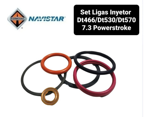 Set Ligas De Inyector Navistar Dt466, Dt530, 7.3 Powerstroke