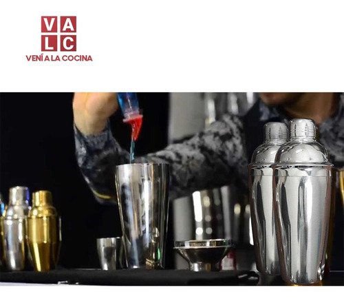 Imagen 2 de 8 de Coctelera Bahía Profesional 750 Ml Con Filtro