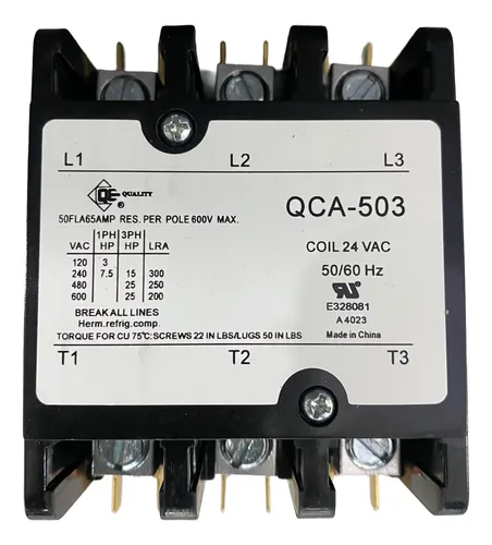 comprar Contactor 3 Polos 50 Amp Bobina 24 Volts Quality