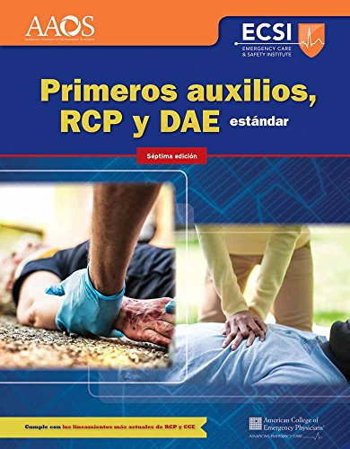 Primeros Auxilios, Rcp Y Dae Estándar, Séptima Edición (span