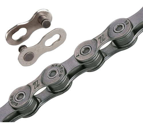 Corrente Kmc Z9 Cinza 116 Elos 9v 18v 27v Mtb Speed Shimano