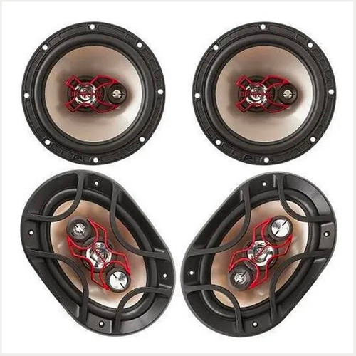 Alto Falante Bravox Kit Fácil 6 + Triaxial Quadriaxial 6x9