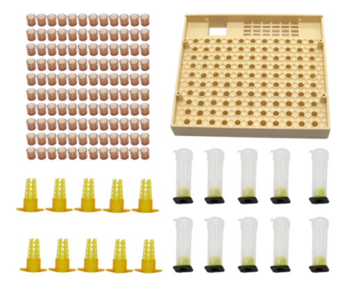 Queen Rearing Cup Box System Kit Para La Cría De Abejas