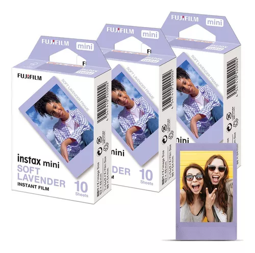 Papel fotográfico  Fujifilm Instax Mini, pack de 10, Lavanda