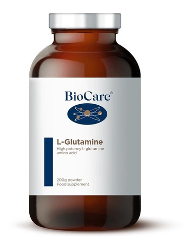 L-glutamine Powder Vegana Biocare En Polvo