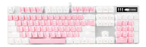 Teclado Mecánico Gamer Magegee 2020, Retroiluminación Blanca