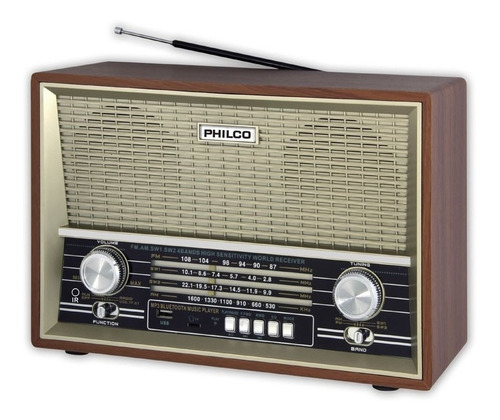 Radio Retro Vintage Philco Madera Vt500 / Tecnocenter
