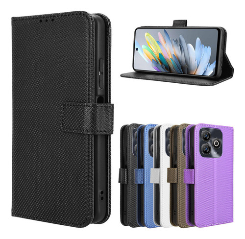 Case For Zte Blade A35 A55 A75 Estampado De Diamante+mica