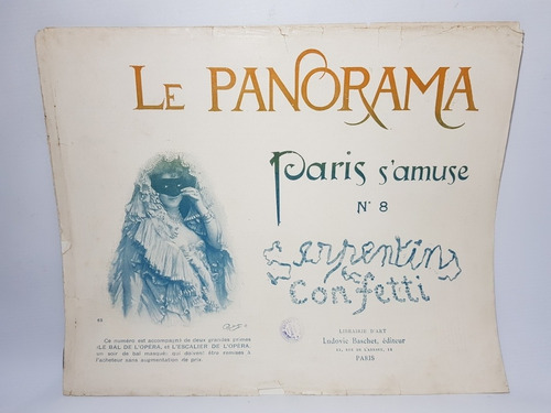 Paris Erótico 1900 Modelos Le Panorama S'amuse N°8 Mag 56915