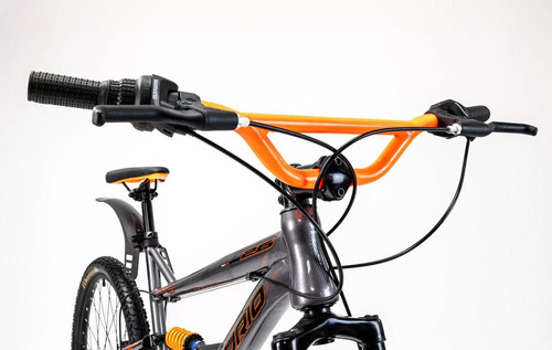 Bicicleta Mercurio De Montaña Kaizer Doble Suspensión R26 Color Plateado Tamaño del cuadro 26