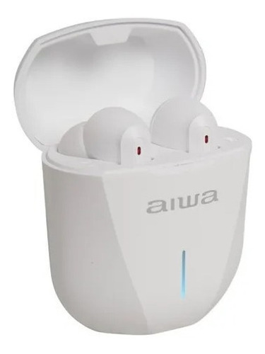 Audífono Inalámbrico Aiwa Aw-tws55 Bluetooth 5.0 Blanco