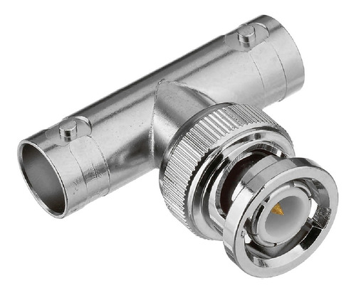 Conector Bnc Macho Tipo T A Doble Bnc Hembra Ttrg12