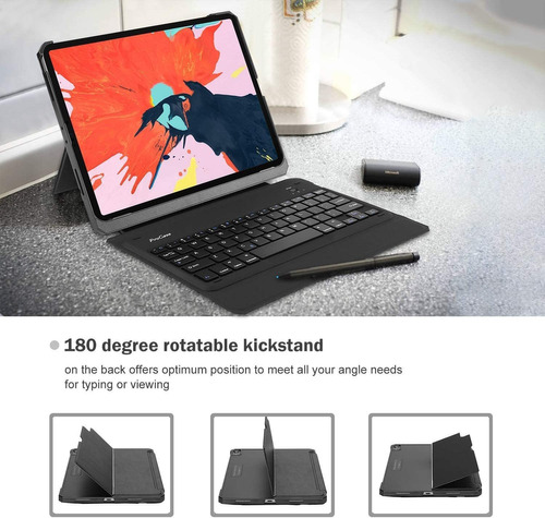 Procase - Funda Con Teclado Para iPad Pro 11 2018, Teclado I