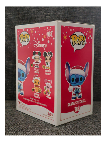 Funko Pop! Disney #983 Santa Stitch With Scrump Hot Topic