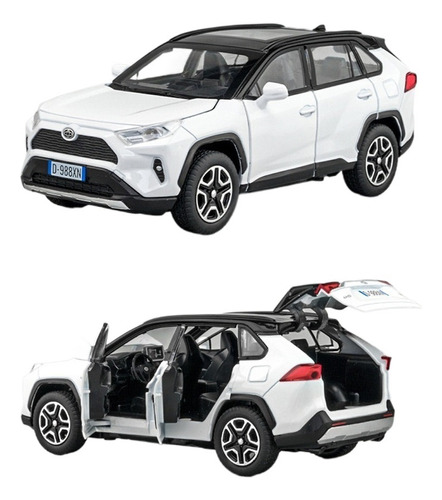 Toyota Rav4 Miniatura Metal Coche Con Base Expositora 1/ [u]