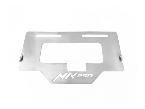 Protector De Placa En Acero Inoxidable Cf Moto Nk 250