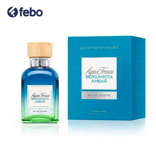 Imagen 2 de 4 de Perfume Adolfo Dominguez Agua Fresca Bergamota 120ml Hombre